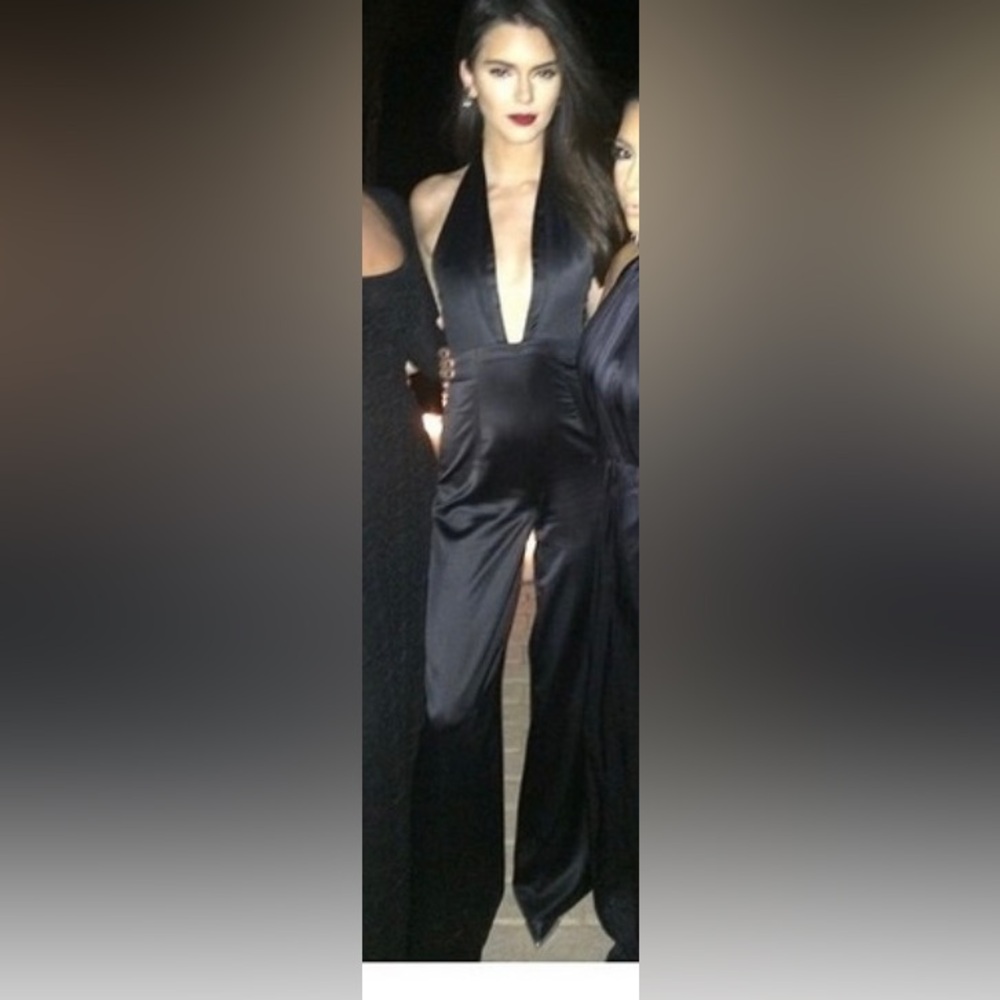 Solace London Plunging Neck Jumpsuit